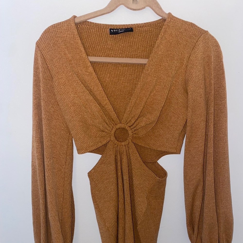 Cut out mini dress